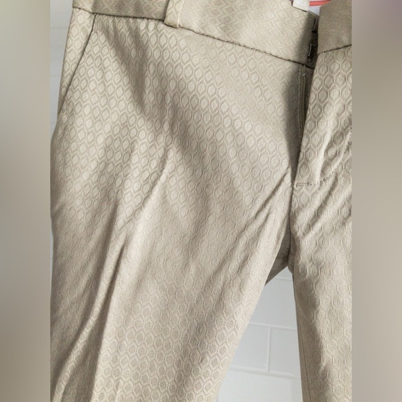 NWT Banana Republic Tan Women's Hampton crop pants - Picture 3 of 5